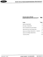 Ford transit 1978 1986 rear axle, rear suspension, driveshaft   hệ thống cầu sau và phuộc nhún sau trên xe ford transit đời 1978 1986