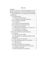 khóa luận hoạt động quản trị rủi ro thanh khoản tại các ngân hàng thương mại việt nam