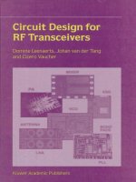 Circuit design for rf transceivers