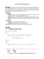 kiến thức toán cao cấp dùng cho xác suất thống kê