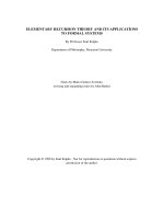 elementary recursion theory and its applications to formal systems  -  saul kripke