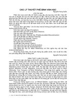 Các lý thuyết phê bình văn học