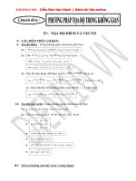 phuong phap toa do trong khong gian