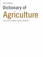 Dictionary of agriculture