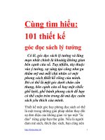 Cùng tìm hiểu:  101 cách thiết kế  góc đọc sách lí tưởng