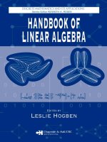 handbook of linear algebra