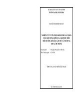 nghiên cứu tuyển chọn rhodotorula có khả năng sinh tổng hợp beta caroten trên môi trường bán rắn làm thức ăn bổ sung cho gà đẻ trứng
