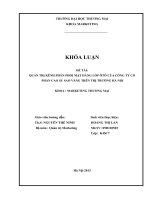 QUẢN TRỊ KÊNH PHÂN PHỐI MẶT HÀNG LỐP ÔTÔ CỦA CÔNG TY CỔ PHẦN CAO SU SAO VÀNG TRÊN THỊ TRƯỜNG HÀ NỘI