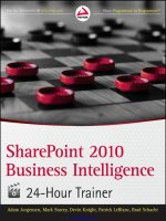 sharepoint 2010 business intelligence 24-hour trainer