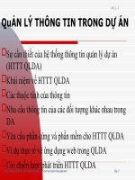 Kỹ năng quản lý thông tin trong dự án