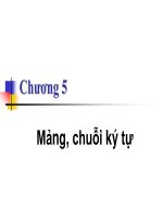 giáo trình C chương 5 phần 1
