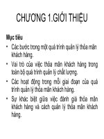 sự thỏa mãn khách hàng
