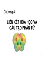 chương 4 liên kết hóa học và cấu tạo phân tử