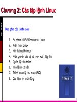 Chương 2: Các tập lênh Linux