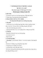 CHỦ ĐỀ CÂY XANH