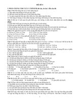 Đề thi thử đại học 2014 môn sinh - Đề số 6