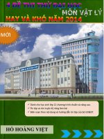 4 đề thi thử cực hay môn vật lý 2014