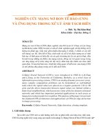 Ứng dụng CNN trong xử lý ảnh tách biên