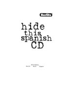 berlitz hide this spanish cd