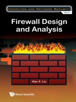 firewall design and analysis [electronic resource]
