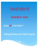 phòng và điều trị bệnh trĩ