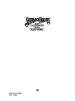 sherlock holmes and the treasure train