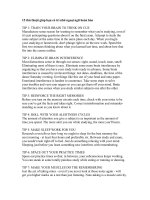 15 thủ thuật giúp bạn có trí nhớ hoàn hảo