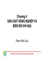 Bài giảng kiểm soát ô nhiễm môi trường nông nghiệp và nông thôn chương 4   phạm khắc liệu
