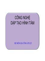 Bài giảng Gia công áp lực: Chương 4 - ĐHBK Hà Nội