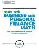 master math [electronic resource] business and personal finance math
