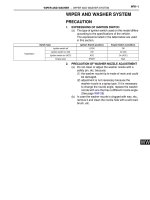 Toyota camry 2006 2011 wiper and washer   hệ thống phun nước rửa kính trên toyota camry đời 2006 2011