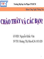 bài 5 các thao tác cơ bản trên word