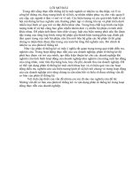 những vấn đề cơ bản cảu phân tổ thống kê