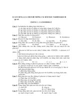 TRẮC NGHIỆM HÓA HỌC 12