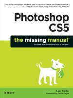 photoshop cs5 the missing manual