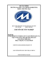 tình hình xuất khẩu gỗ và sản phẩm gỗ của việt nam sang thị trường hoa kỳ giai đoạn 2008-2012 thực trạng và giải pháp