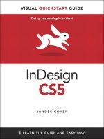 indesign cs5 for windows and macintosh