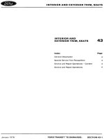 Ford transit 1978 1986 interior and exterior trim and seats   hệ thống nội thất và ngoại thất trên xe ford transit đời 1978 1986