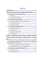 đánh giá chính sách tiền tệ ở việt nam với mục tiêu kiểm soát lạm phát và ổn định kinh tế vĩ mô trong năm 2011