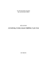 Bài giảng Cơ Sở Hạ Tầng