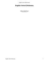 English french (dictionary)