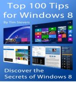 top 100 tips for windows 8 - discover the secrets of win. 8 - t. sievers (createspace, 2012) [ecv] ww