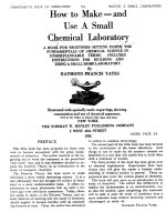 construction and use of a small chemistry lab (yates)