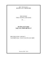 Hướng dẫn đọc x quang phổi bệnh lý