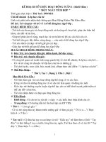 giáo án - chủ điểm trường mầm non  (4 tuần )