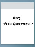Bài giảng quản trị kinh doanh   chương 3 phân tích nội bộ doanh nghiệp