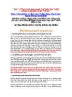 TƯ TƯỞNG của bạn NHƯ THẾ nào THÌ CUỘC SỐNG của bạn NHƯ THẾ ấy