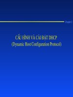 Cấu hình và cài đặt DHCP Dynamic Host Configuration Protocol