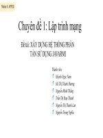 XÂY DỰNG HỆ THỐNG PHÂN TÁN SỬ DỤNG JAVARMI