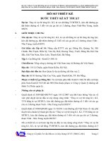 báo cáo dự án thay tà vẹt K1 K2 tà vẹt sắt bằng tà vẹt bê tông dự ứng lực